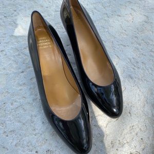 Brooks Brothers Classic Black Patent Leather NWT